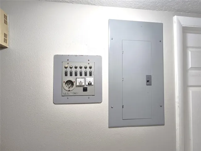 Generator hookup and electrical panel