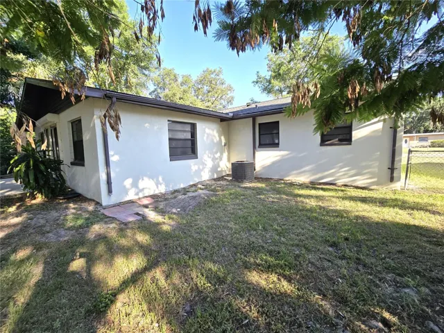 Side rear view of home