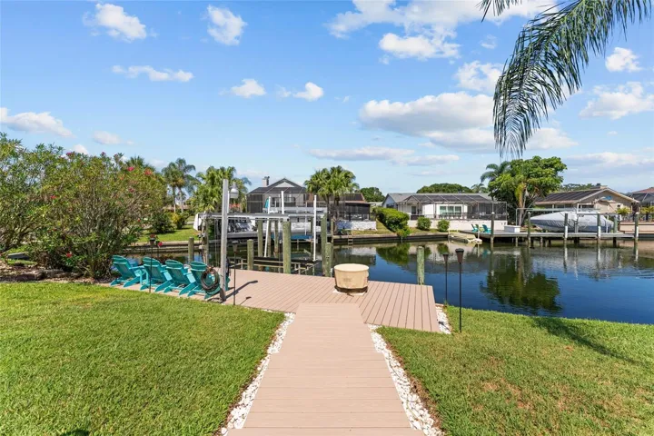 looking towards boat dock