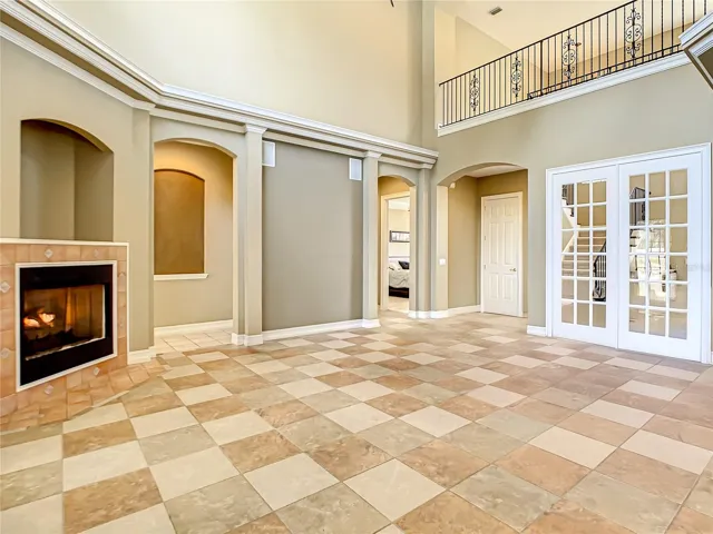 Furniture Edited/ Living Room/ Entrance to Main Suite and Pool Bath