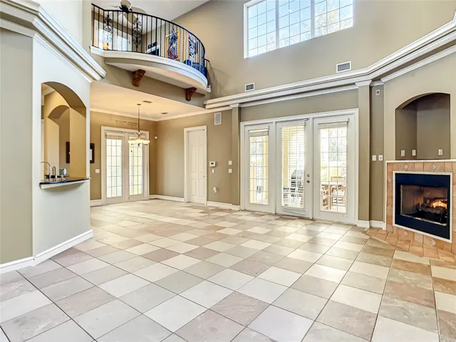 Furniture Edited/ Living Room/ entrance to the Pool Deck