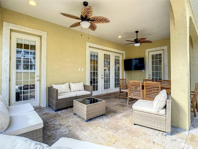 Travertine Pool Deck