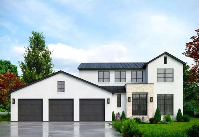 House pictured is an example rendering shown for illustrative purposes only