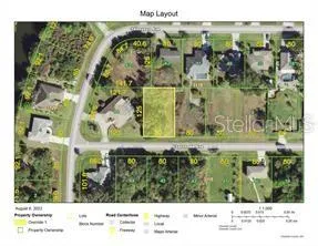 Aerial view of property