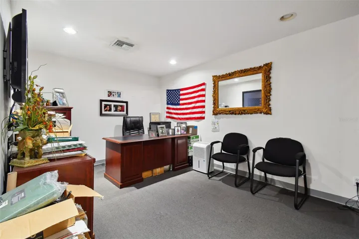 Upstairs accounting office