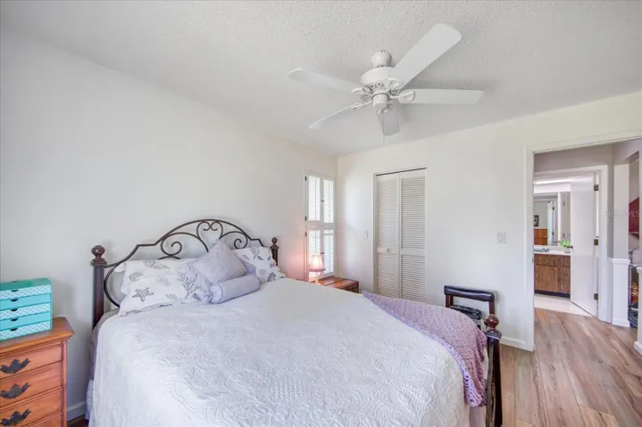 Conveniently located next to the hall bath~