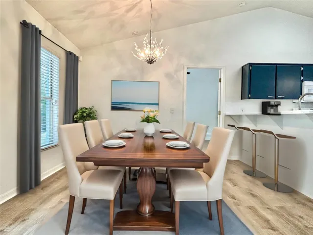 Dining Room Virtually Stagged