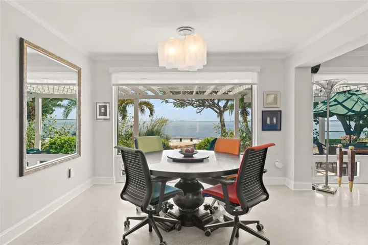 Be captivated by the stunning direct views of the Skyway Bridge.