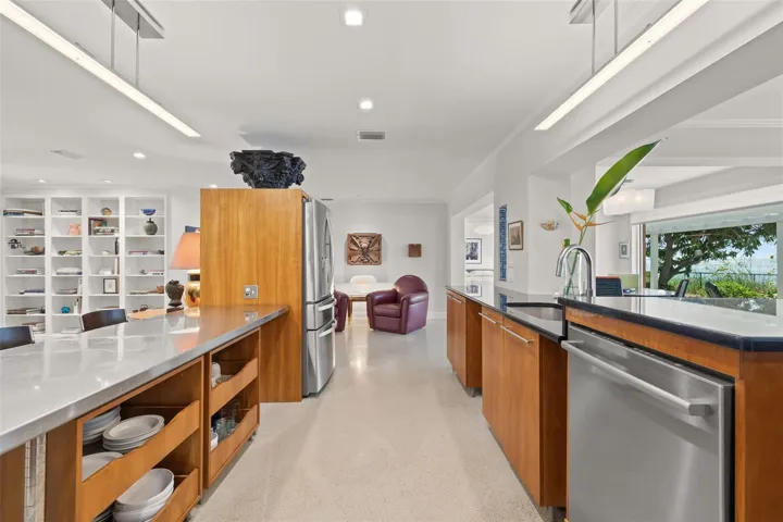 Stainless steel Energy Star appliances for modern living.