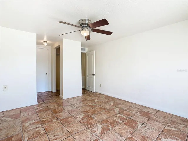 Master bedroom has 2 his and her closet areas.