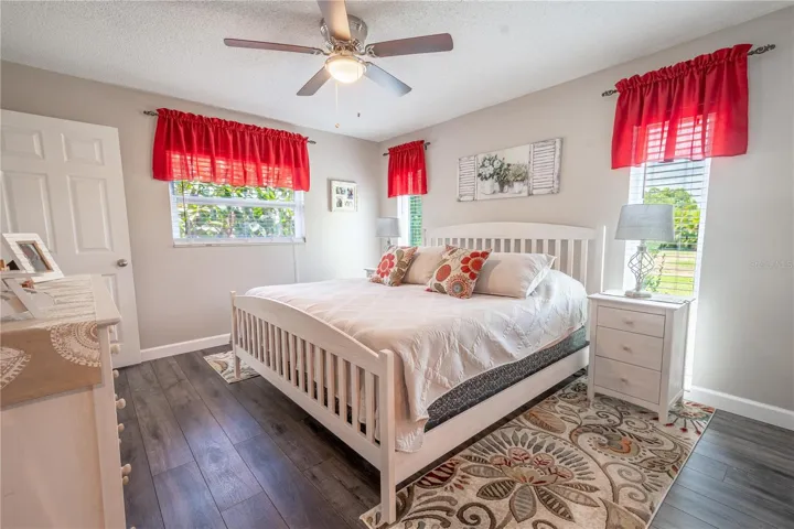 The primary bedroom is a blank canvas awaiting your furniture.