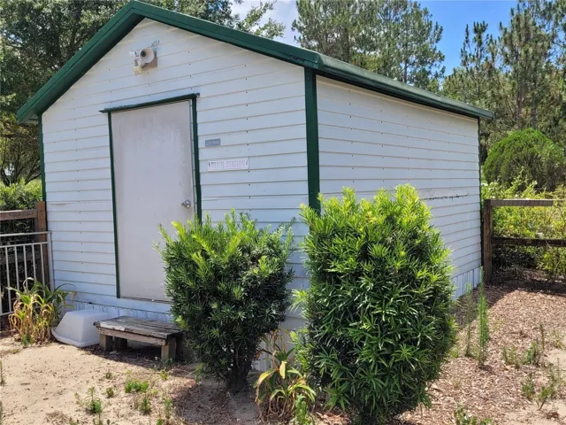 Shed / Workshop - has electricity and even an air conditioner