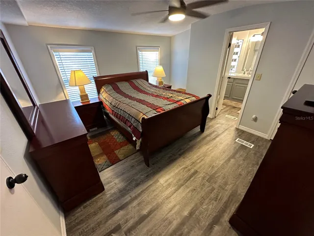 Master Bedroom with LVP Flooring