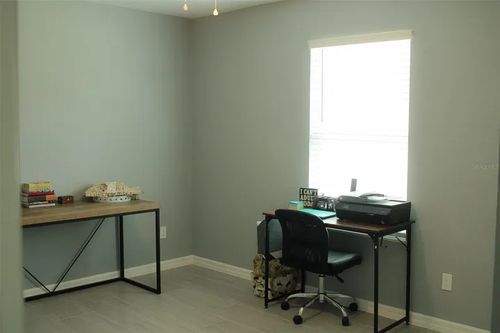 Bedroom 3 being used as an office