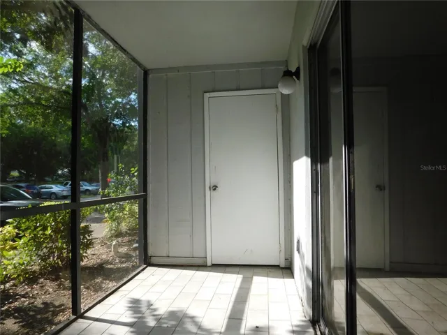Laundry Room in the enclosed porch