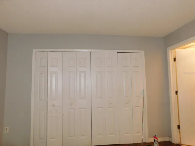 Built-in closets in the Master bedroom