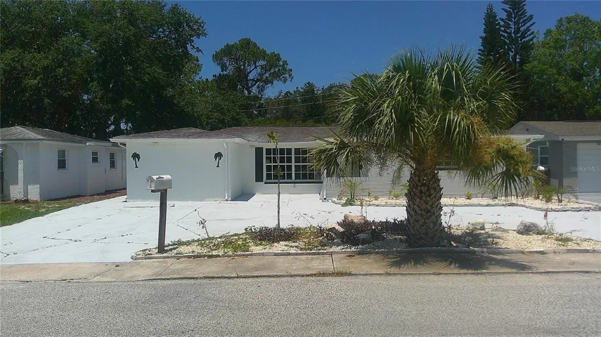 Front left of the house