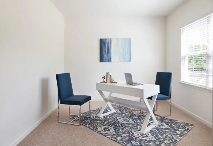 Virtually Staged Secondary Bedroom