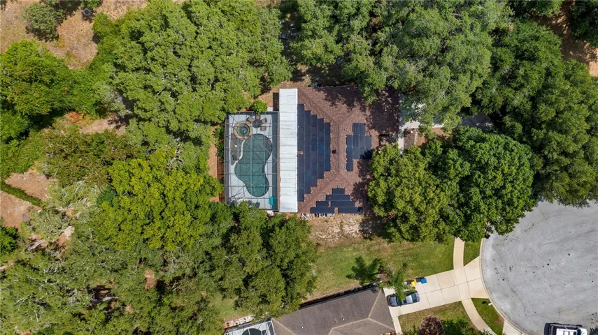 Aerial of 1527 Canopy Oaks