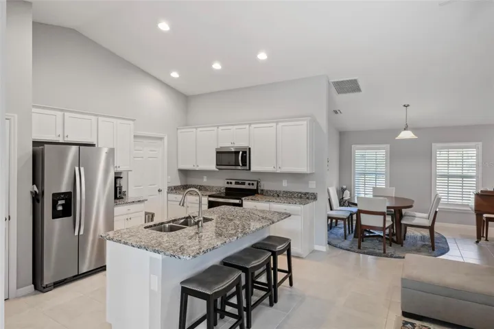 Bright, open kitchen