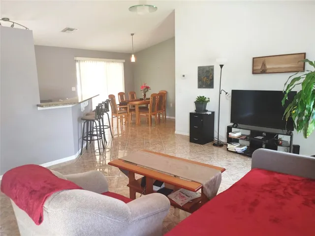 enter into open living area