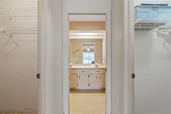 His and her closets