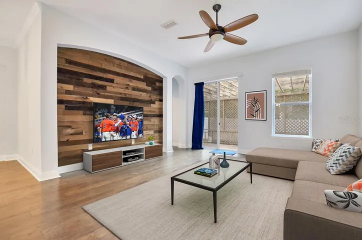 living room - virtually staged