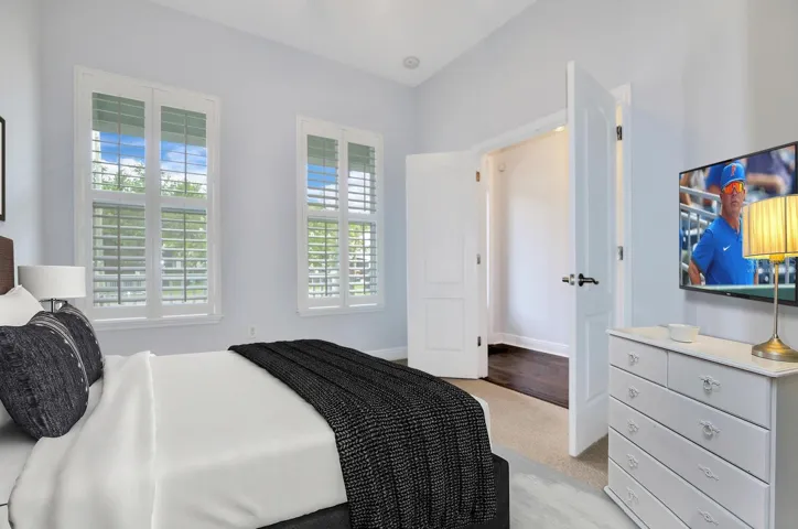 downstairs 2nd bedroom virtually staged