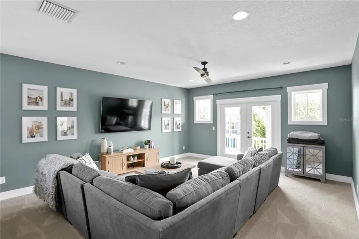 Upstairs Living