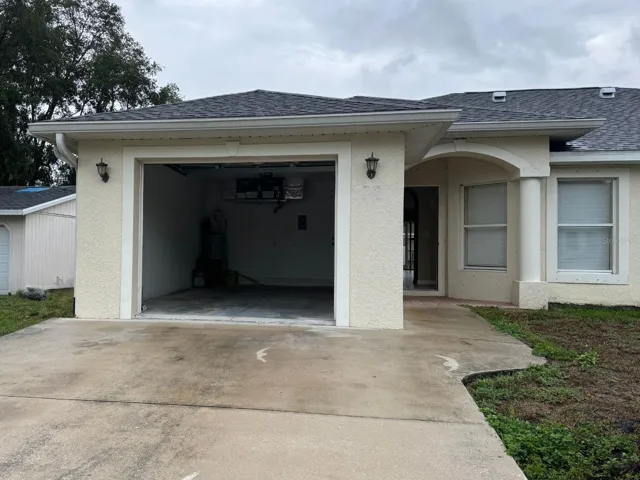 Open garage