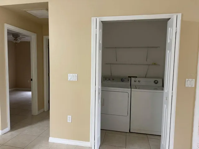 Laundry closet