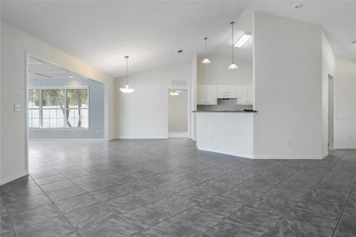 Looking from Living room to Family Room