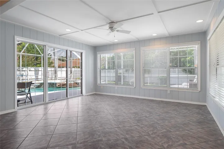 Family room out to Pool