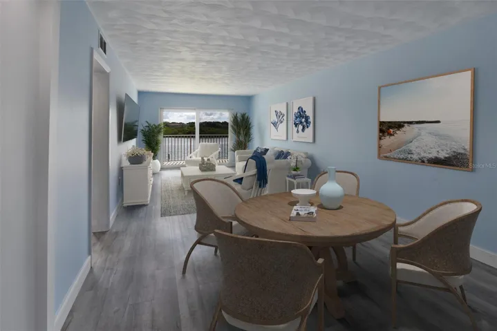 Condo with decor options