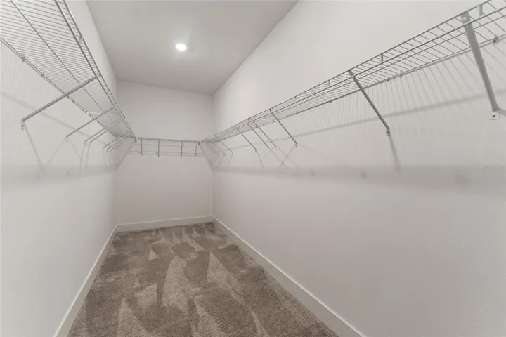 Primary walk in closet