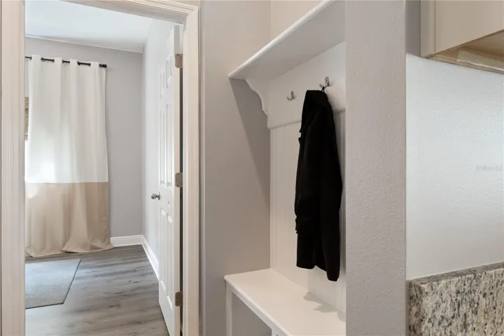 Mud Room from garage entry
