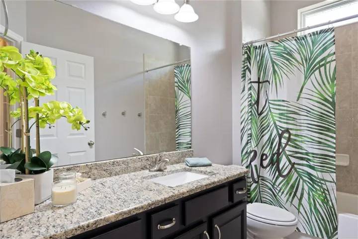 Guest Bathroom with bath tub