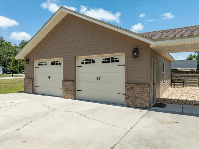 2 Car Garage w/ workshop and office