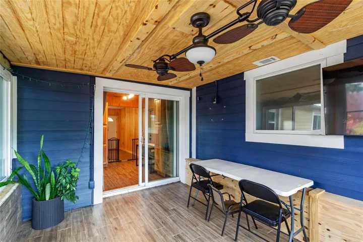 Enclosed patio