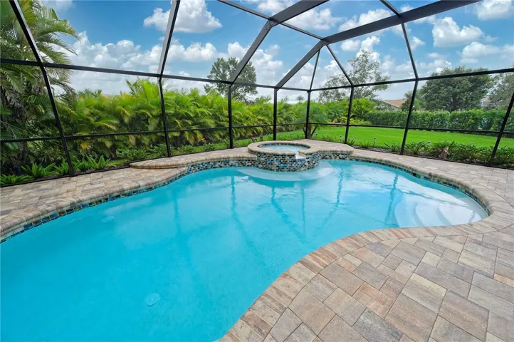 Enjoy lounging by the heated pool