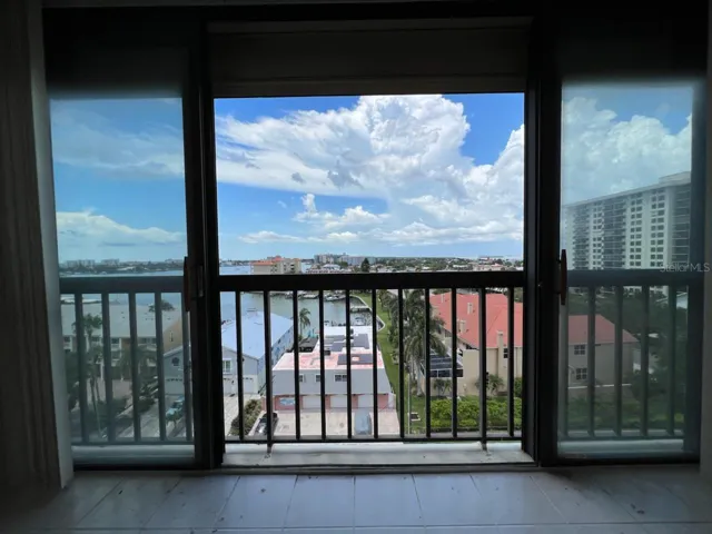 Largo sliders with water views to inter-coastal water way and Clearwater Beach