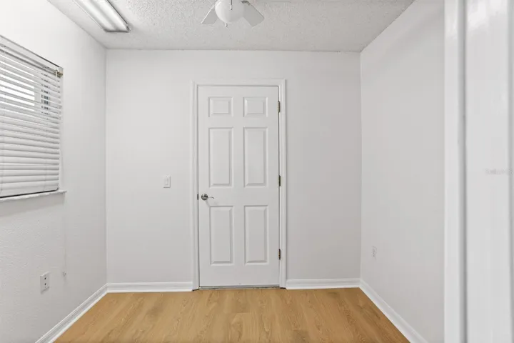 Great sized Laundry Room!  Owners had washer/dryer in garage, but easily converted into this flex room with plenty of space for additional storage!