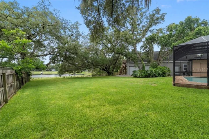 Exterior Back Yard and Water View
