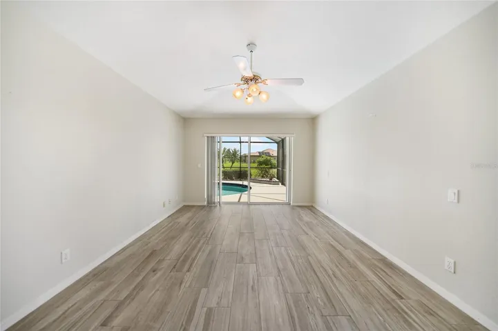 Primary Bedroom located off the pool area.