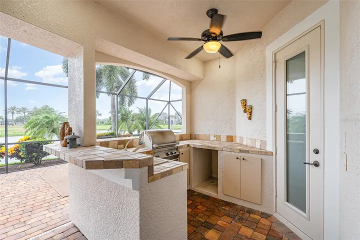 Outdoor Grill & Sink