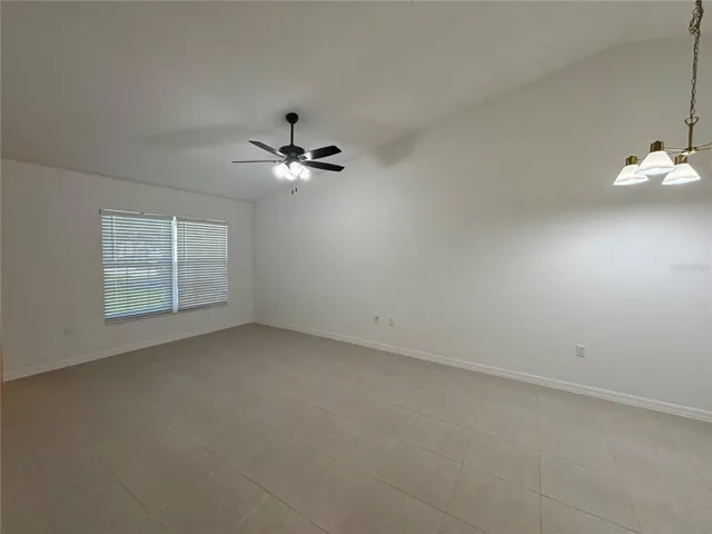 Bright and open living and dining room has loads of natural light.
