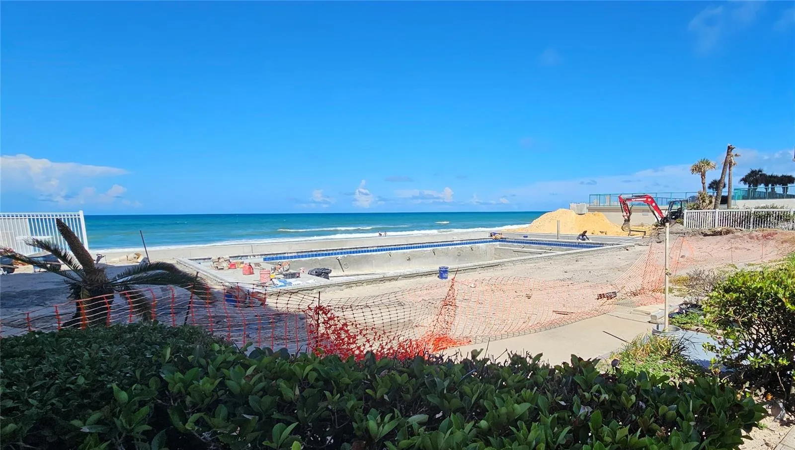 Pool Being Built