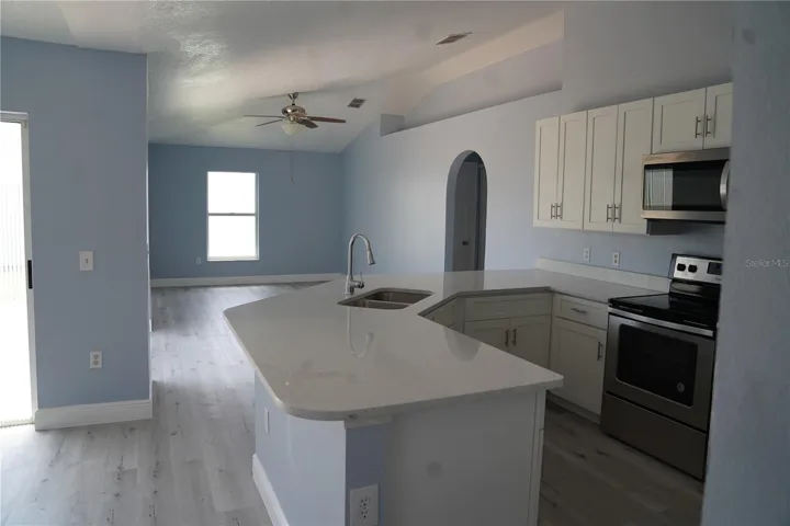 entering kitchen
