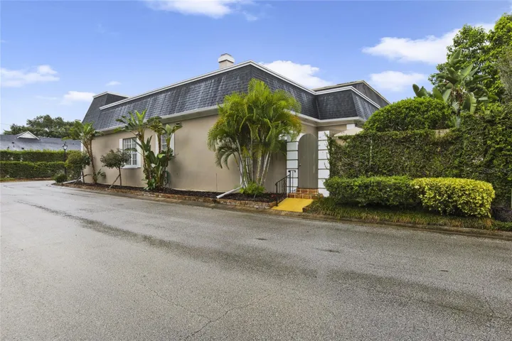 Side elevation with backyard access