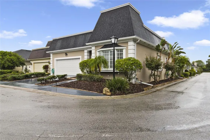 Corner lot location offering additional views from side windows